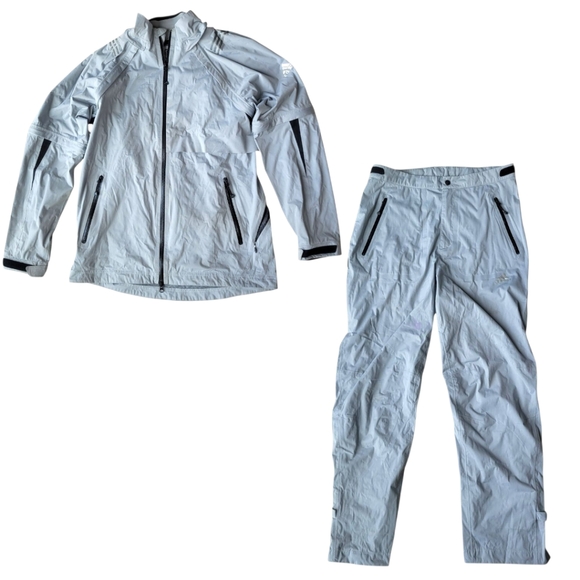 Adidas 3-way Convertible Storm Climaproof Jacket And Pants Set Medium - Picture 1 of 13